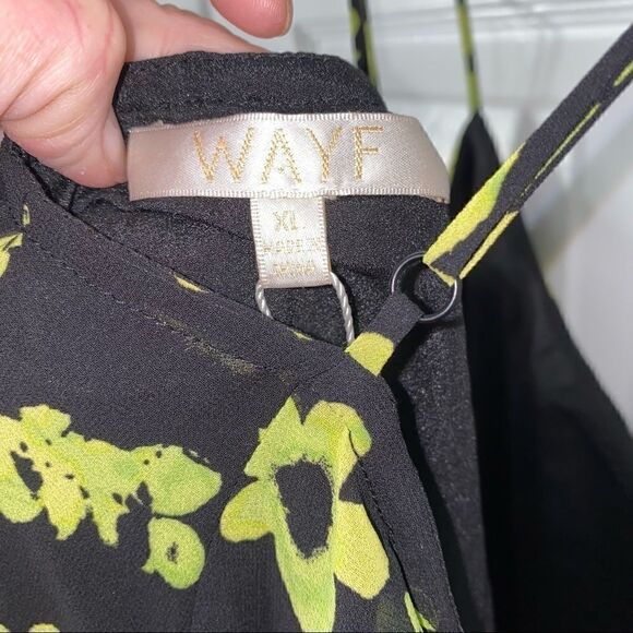 WAYF New! Kaylie Green floral Swing Mini Dress size XL- runs large - Picture 11 of 16